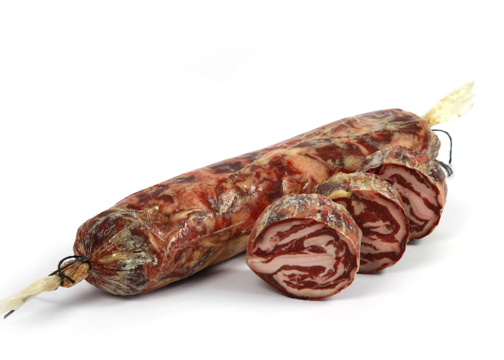 Ventrèche roulée, pancetta de porc noir de Bigorre – découennée, sous vide – 2 pièces - 2kg