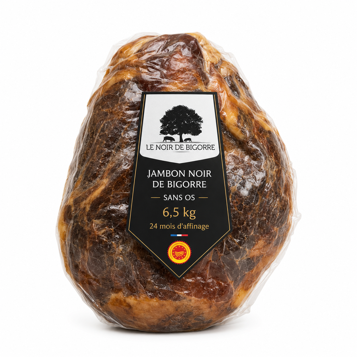 Jambon noir de Bigorre sans os – 6,5 kg – 24 mois d’affinage