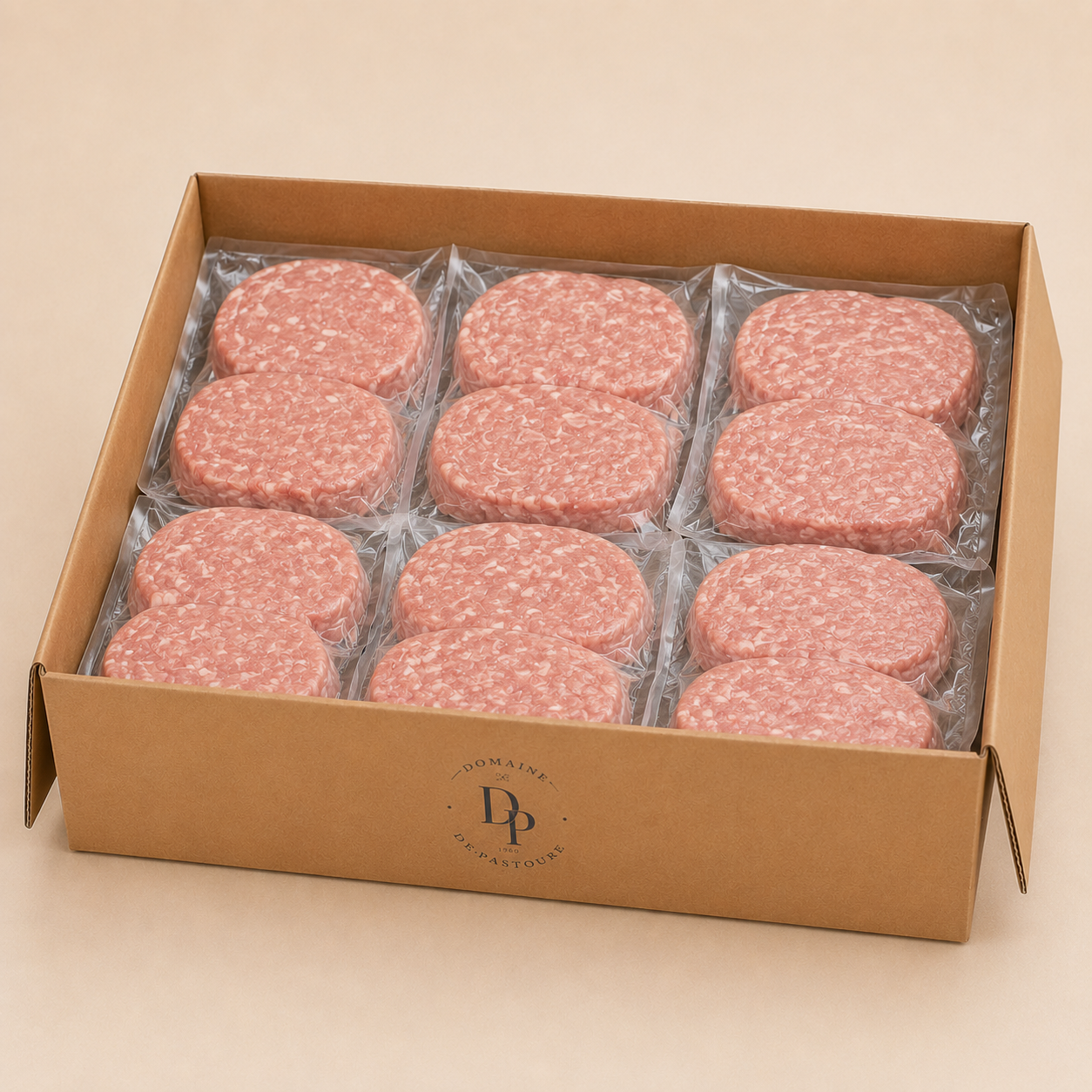 Colis de steak haché 100 % veau – 2 kg