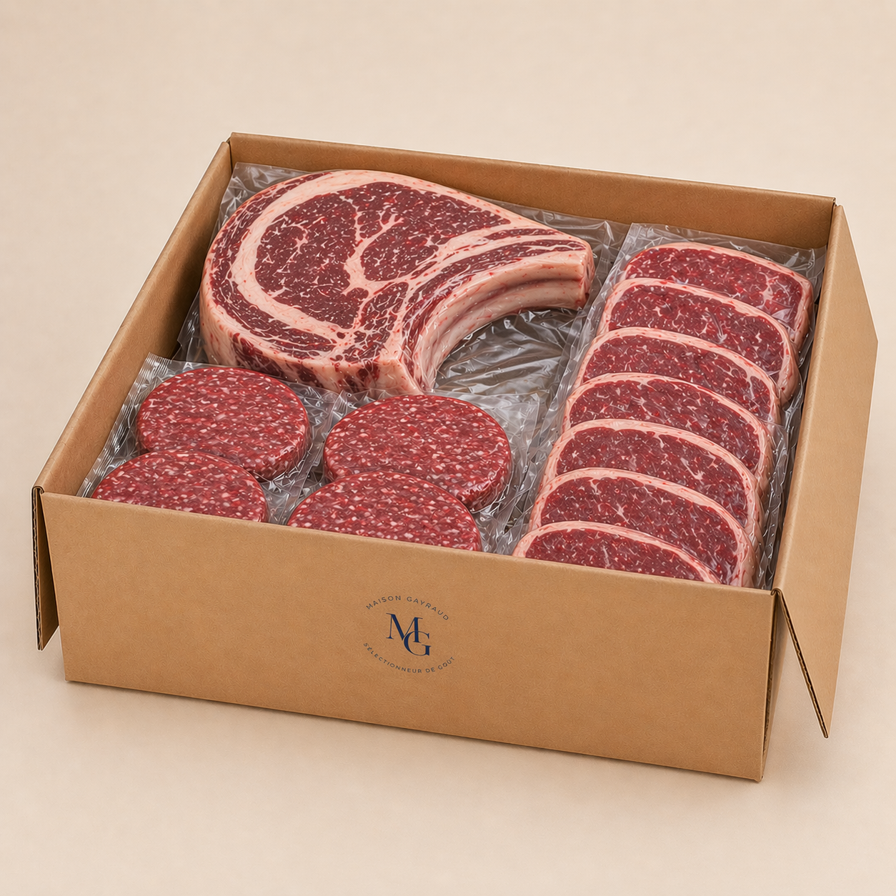Colis de bœuf Privilège – 10 kg
