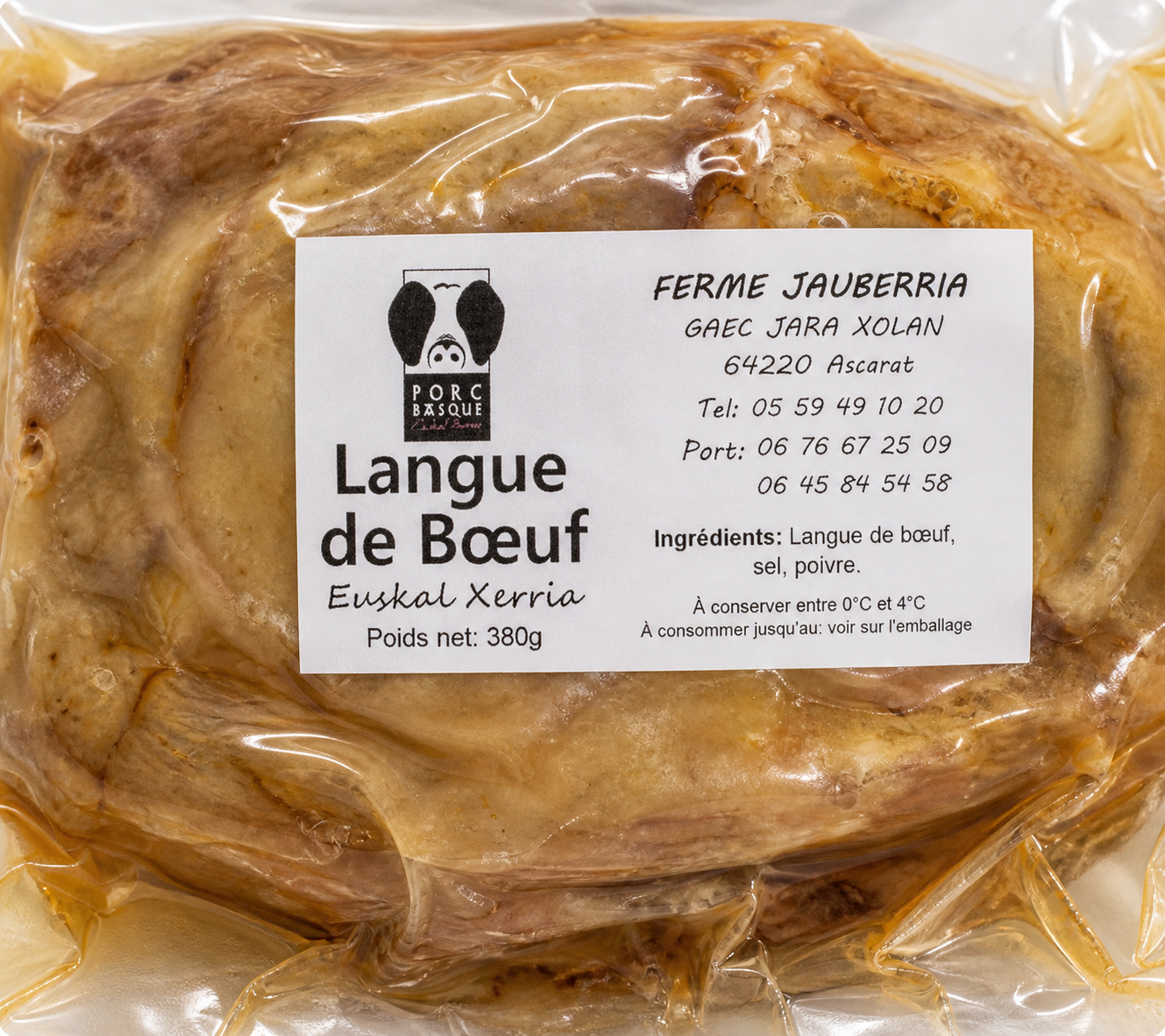 Langue de bœuf – 380 g