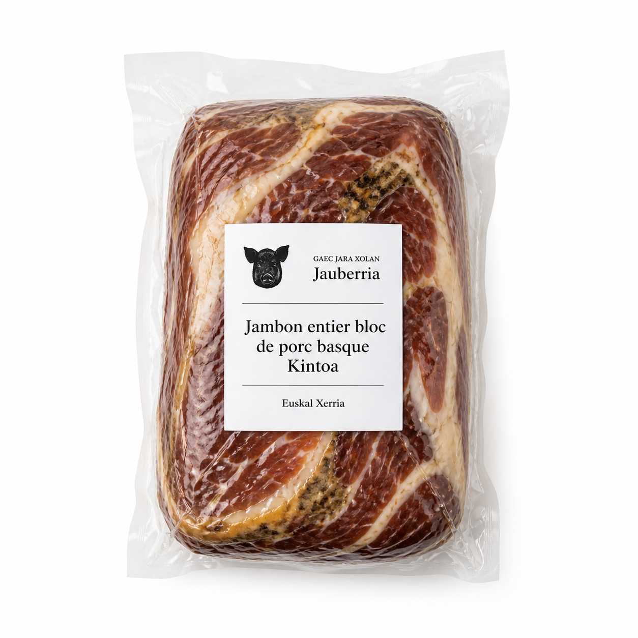 Jambon entier bloc de porc basque Kintoa – 3,5kg