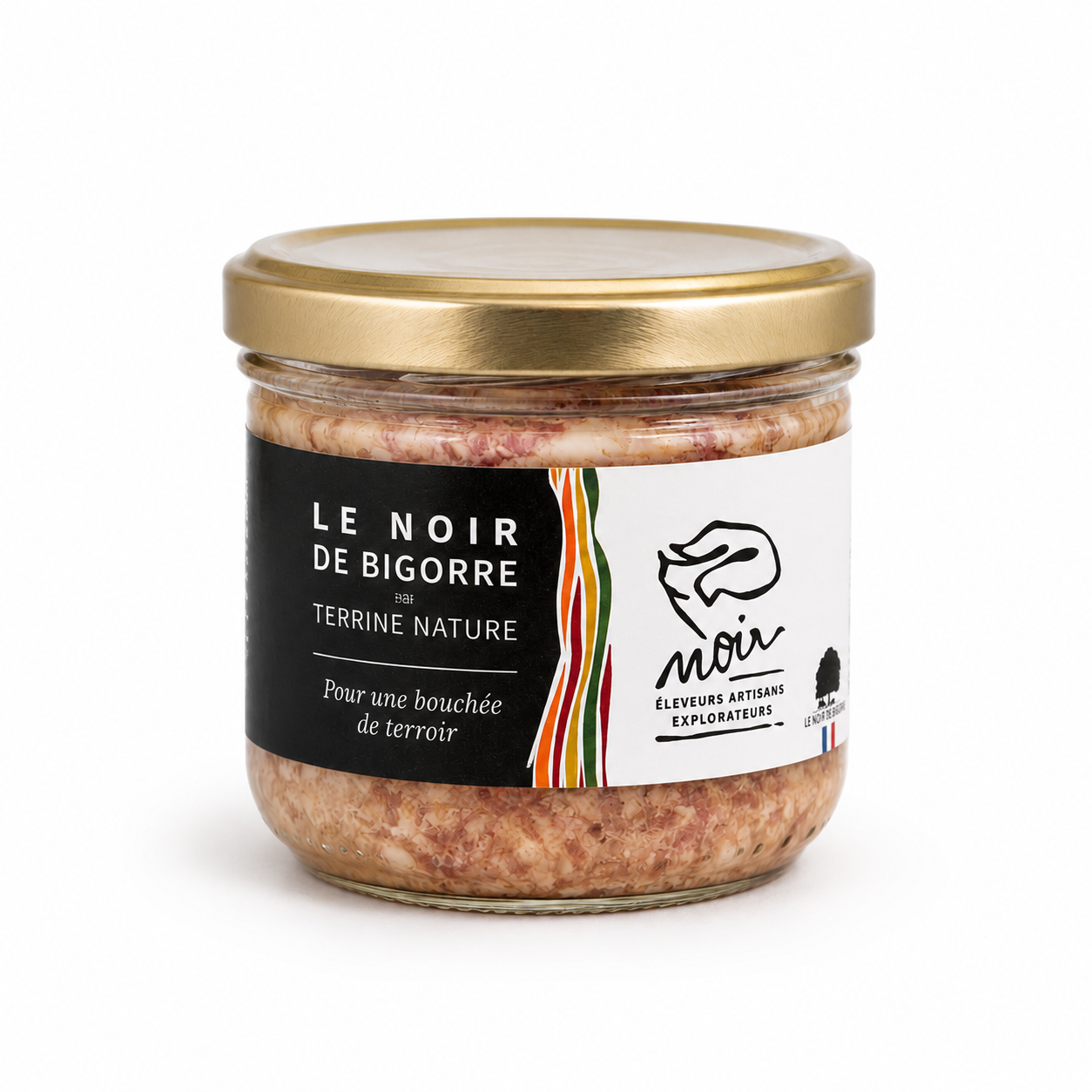 Terrine nature de porc noir de Bigorre – 180g