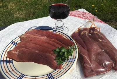 Aiguillettes de canard — paquet d’environ 500g