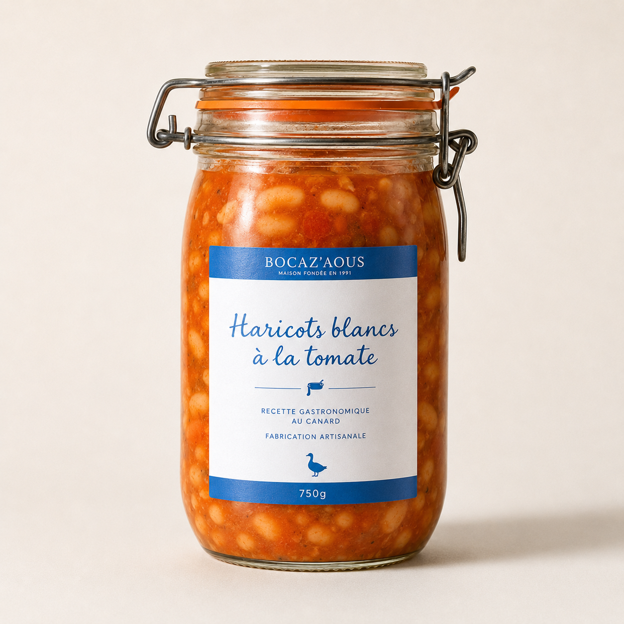 Haricots blancs à la tomate — 750g
