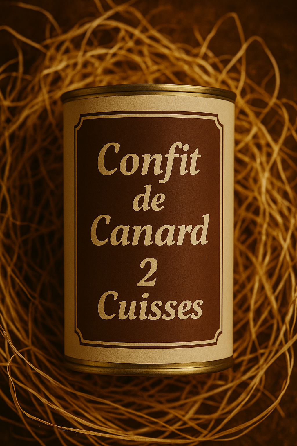 Confit de canard, 2 cuisses 780g