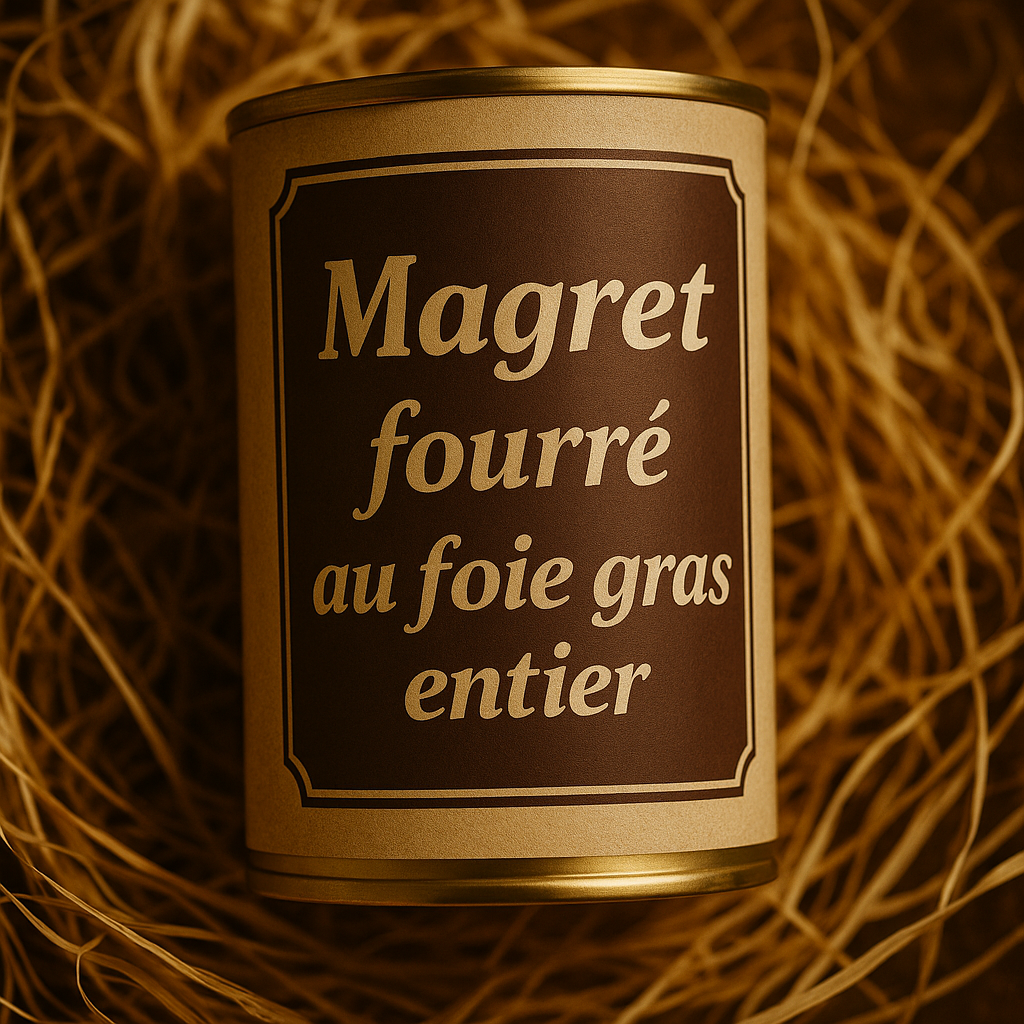 Magret fourré au foie gras entier 500g